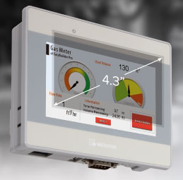 [MT8051iE] MT8051iE  Panel touch Weintek  iE Series - Standar HMI 4.3" 480 x 272  UL 4X (Indoor) 600MHz  NEMA 4, IP65  128Mb  24VDC +/- 20%